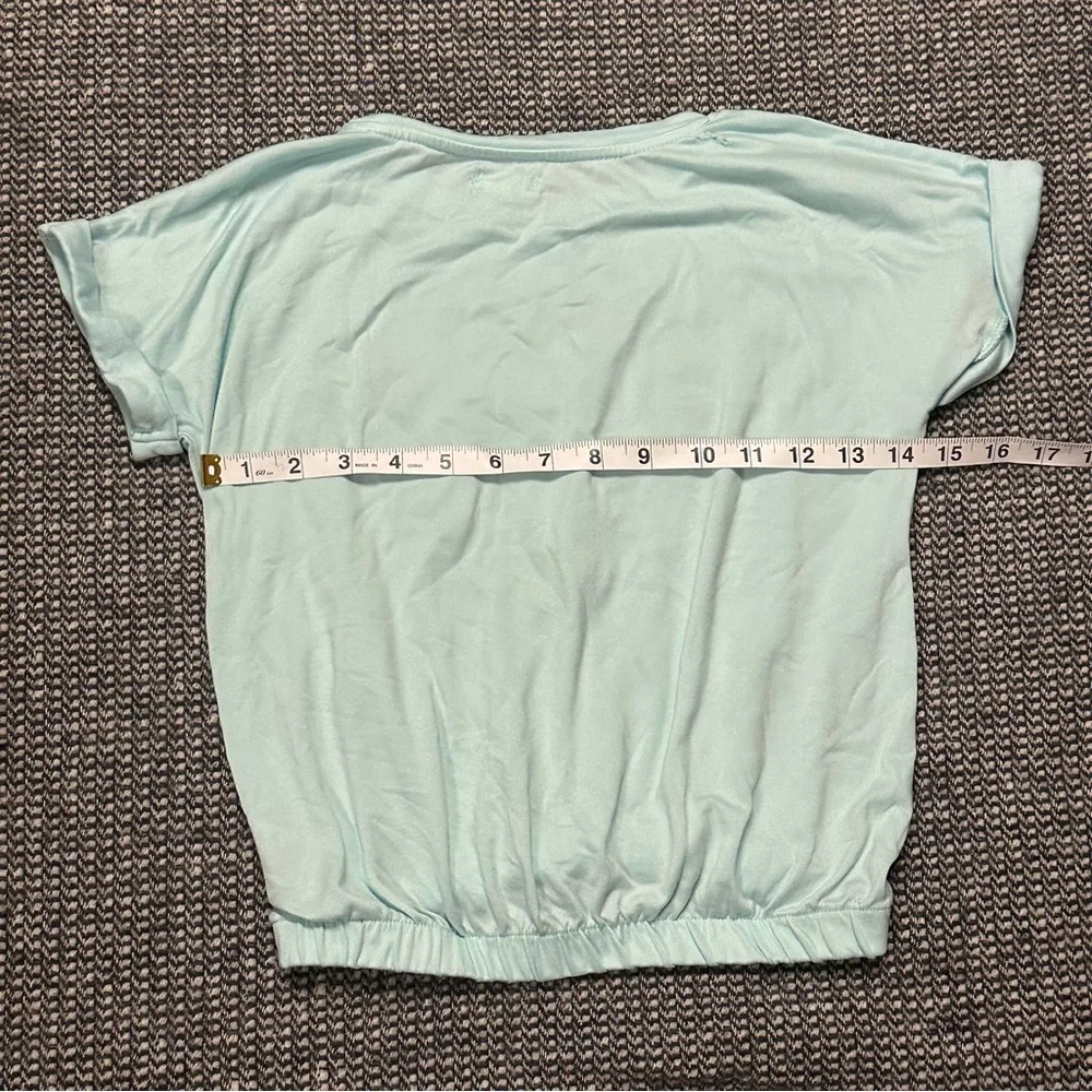 Lemmi Kids Light Blue Floral Heart Tee - Picture 5 of 5